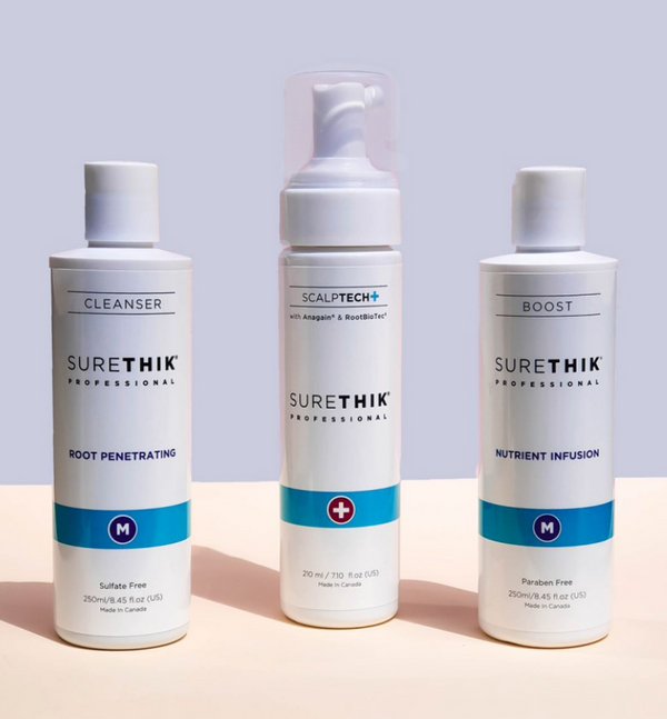 Sure Thik : 3 Step System For Thinning Hair Revitalizing for Men